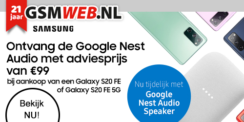 GSMWEB geeft Gratis Google Nest speaker weg